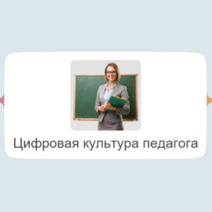 Цифровая культура педагога