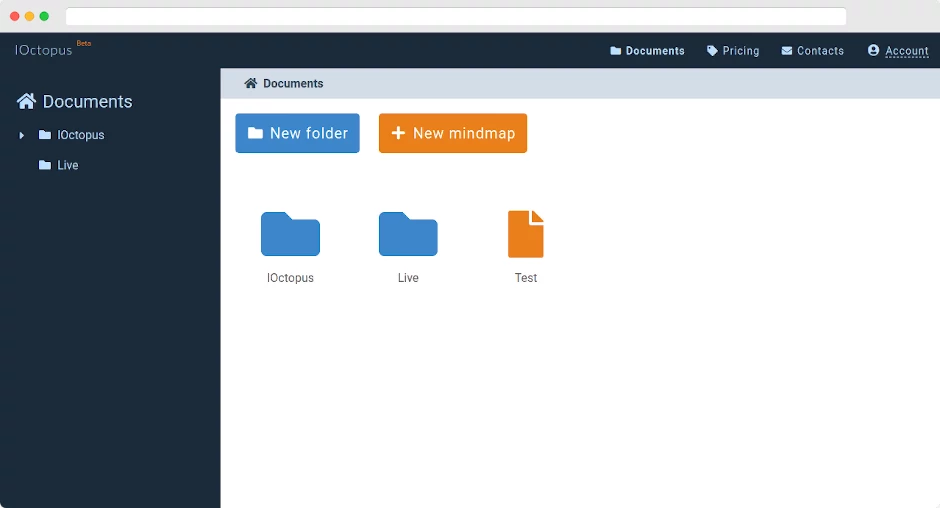 IOctopus files and folders